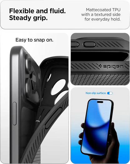 Apple iPhone 17 Pro Max Liquid Air Case by Spigen – ACS10265 – Black