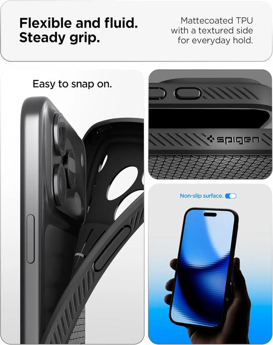 Apple iPhone 17 Pro Max Liquid Air Case by Spigen – ACS10265 – Black